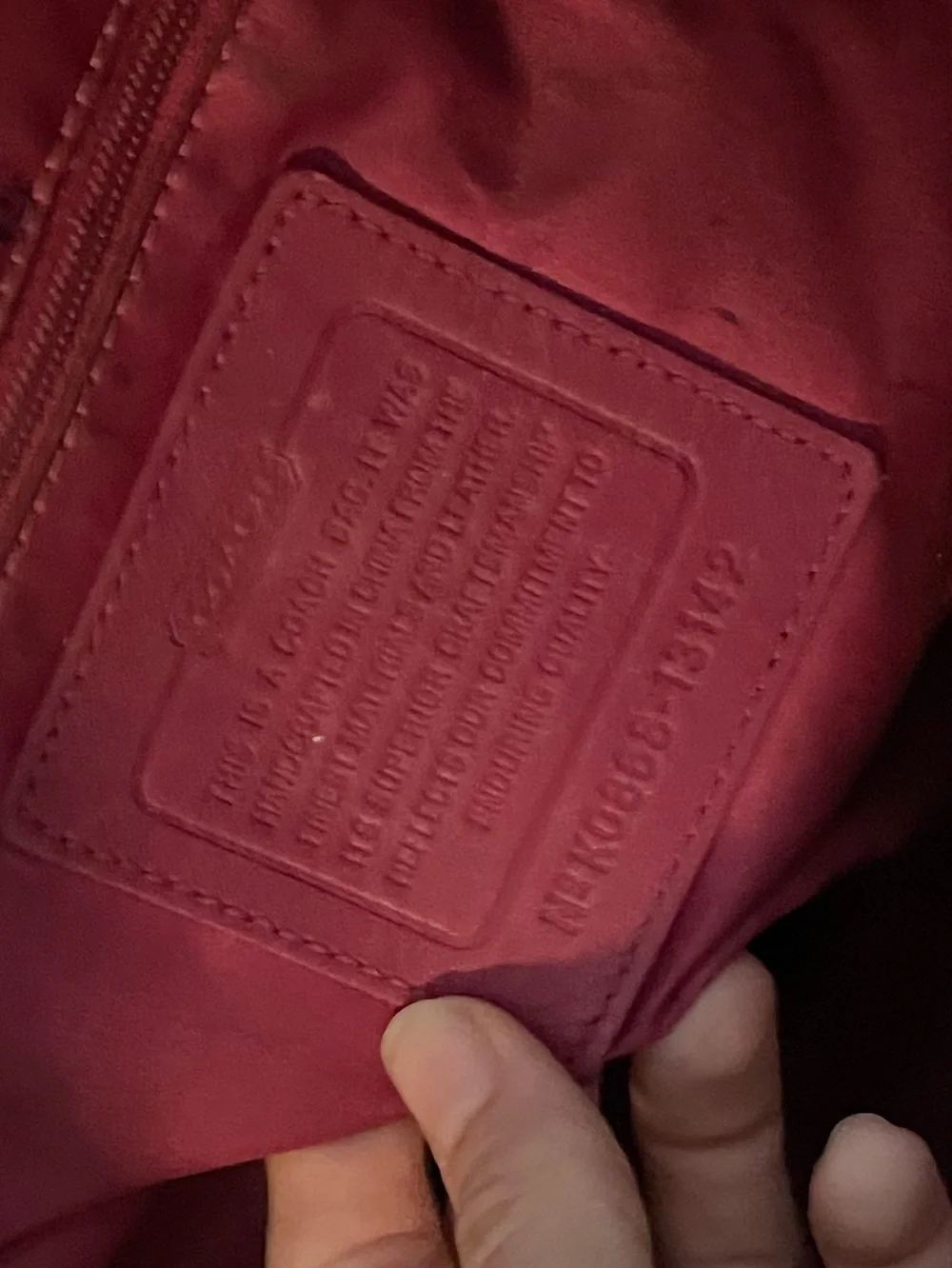 Coach Leah tote - Picture 4 of 6